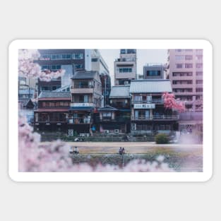 Lovers in Kyoto Sticker